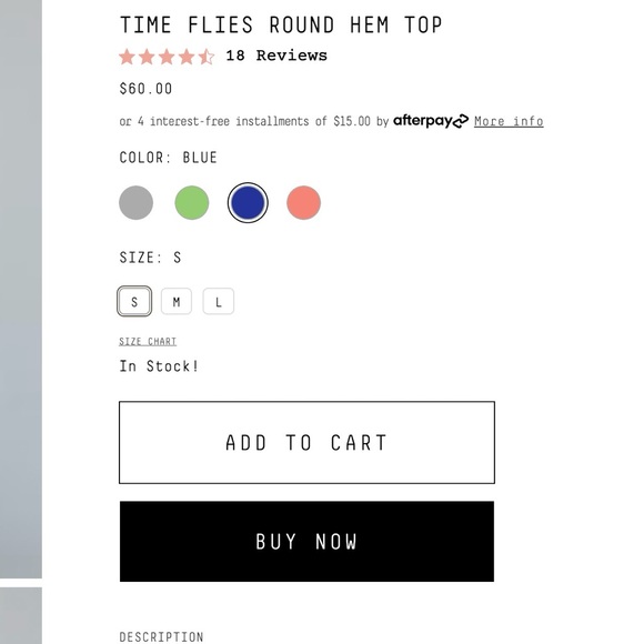 Three Bird Nest Time Flies Round Hem Top - Picture 7 of 12